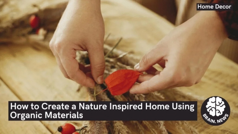 How to Create a Nature Inspired Home Using Organic Materials
