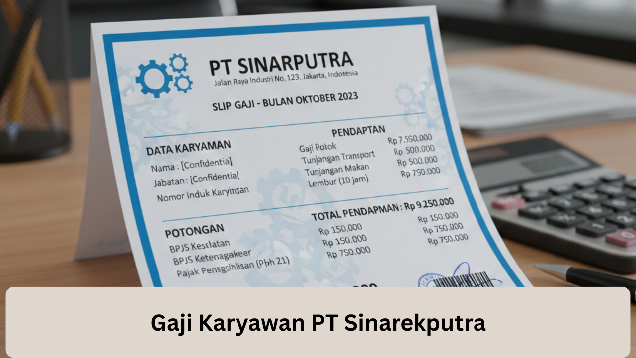Gaji Karyawan PT Sinarekputra